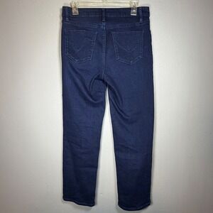 Hudson Los Angeles Straight Leg Jeans Dark Wash Blue Denim H0325-01 Womens 6